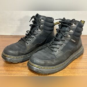 Dr. Marten Crewson Chukka Black Boots Men’s 10 Padded Leather